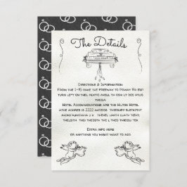 Cartão de Informações de Detalhes de Cherub Cupid