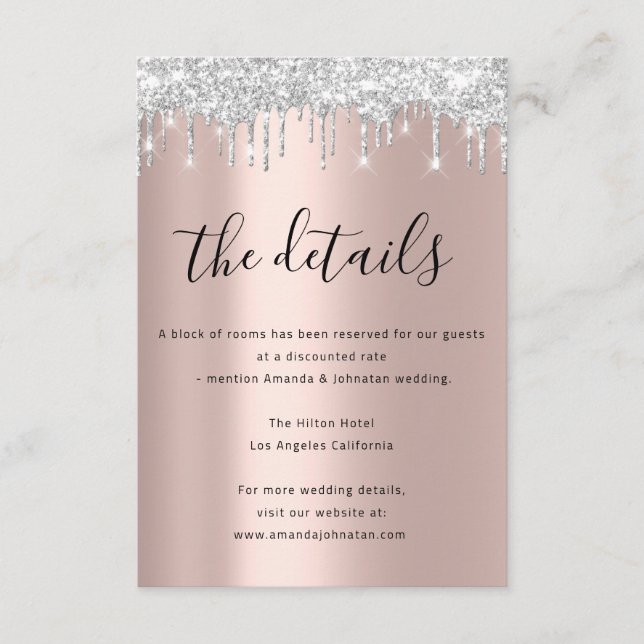 Cartão de Informações de Enclosure Detalhes do Cas (Frente)