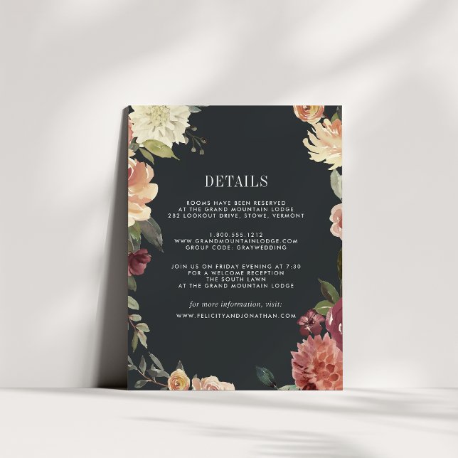 Cartão de Informações de Guest do Jardim Luz Luz (Criador carregado)