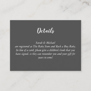 Cartão De Informações Deer Hunting Lodge Chá de fraldas Barras Rosa