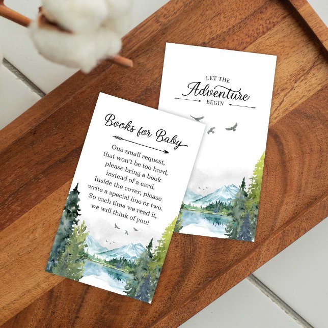 Cartão De Informações Deixe a aventura começar os livros de Chá de frald (Criador carregado)