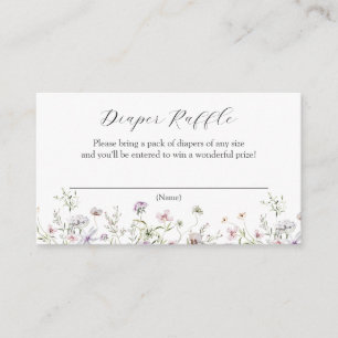 Cartão De Informações Delicar Frangos Selvagens Roxos Fralda Raffle