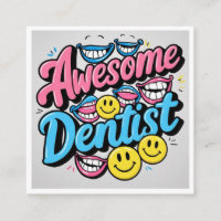 Dentista incrível obrigado, presente de sorriso