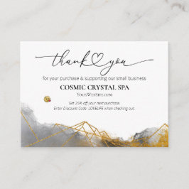 Cartão De Informações *~* Desconto QR - OBRIGADO COM A Revisão AP8 DO LO