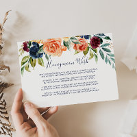 Desejo de Lua de Mel Floral Elegante Multicolor