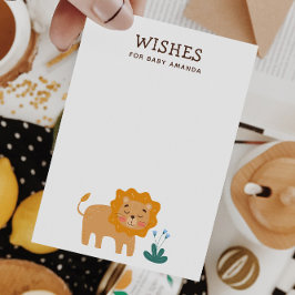 Cartão De Informações Desejo um bebê. Cachorro-caçari