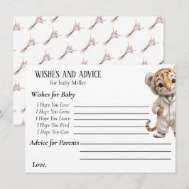 Cartão De Informações Desejos e Conselhos do Desfile de Pijamas Capricho