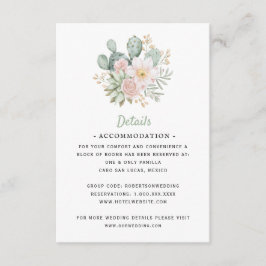 Cartão De Informações Destino México | Cacto Florido | Detalhes