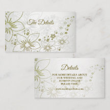 Detalhe de casamento elegante com folhagem floral