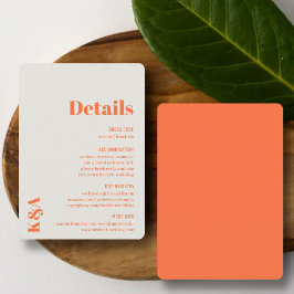 Cartão De Informações Detalhe de Casamento Retroativo do Charm Nostalgic