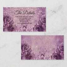 Detalhe de casamento vintage floral rosa roxo