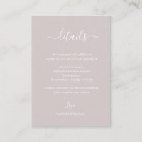Detalhe do Hotel Casamento Minimalista de Cinzas R