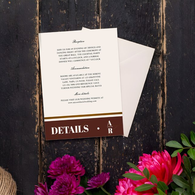 Cartão De Informações Detalhes da estrutura do Ouro Elegância abstrato (Criador carregado)