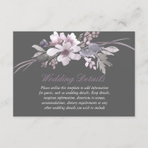 Detalhes da recepção de casamento floral elegante 