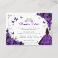 Detalhes da Recepção Quincenária Prata Roxa