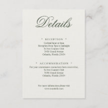 Detalhes de Caligrafia para Casamento com Folhagem