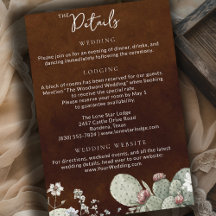 Detalhes de Casamento Botânico Vintage do Cowboy W