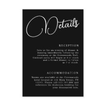 Detalhes de casamento com roteiro minimalista pret