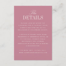 Detalhes de Casamento Elegância Clássica Rosa