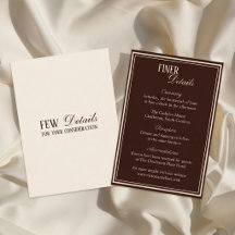 Detalhes de Casamento Elegante Café com Leite Velh
