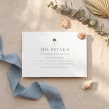 Detalhes de Casamento Elegantes com Palmeira Minim
