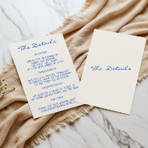 Detalhes de Casamento Elegantes em Azul e Branco