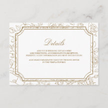 Detalhes de Casamento em Arte de Linha Floral Dour