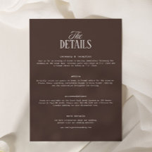 Detalhes de Casamento em Chocolate Marrom Old Mone