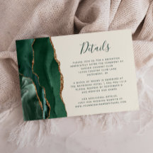 Detalhes de Casamento em Marfim com Ágata Verde Es