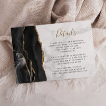 Detalhes de Casamento em Mármore Cinza Ágata Doura
