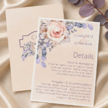 Detalhes de Casamento Floral Cor de Pêssego
