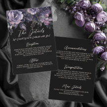 Detalhes de Casamento Floral Gótico