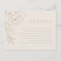 Detalhes de Casamento Floral Vintage com Linha Ele