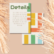 Detalhes de Casamento Geométrico Moderno