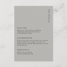 Detalhes de Casamento Simples e Chic em Cinza Mode