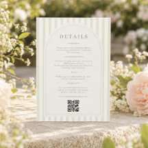 Detalhes de Monograma de Casamento Listrado em Ver