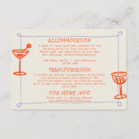 Detalhes do Casamento Azul Laranja Escrito Escrito