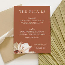 Detalhes do Casamento Boho Rust Terracotta