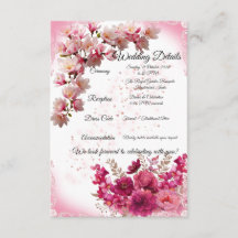 Detalhes do Casamento com Floral Rosa em Branco