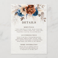 Detalhes do Casamento com Grama Pampas Azul Naval 