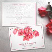 Detalhes do casamento da Bougainvillea red waterco