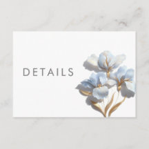 Detalhes do Casamento da Lírio Estilizado em 3D