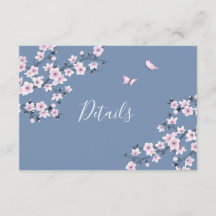 Detalhes do Casamento de Azul-Dusty Pink-Blossom C