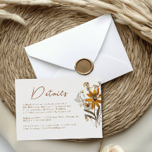 Detalhes do Casamento de Cream & Terracotta Wildfl