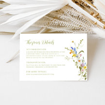 Detalhes do Casamento de Flor Selvagem do Jardim W