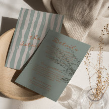 Detalhes do Casamento de Pinstripes Escritas na Mã
