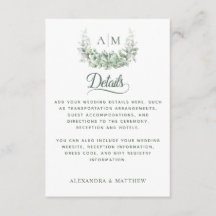 Detalhes do Casamento Elegante do Monograma Greene