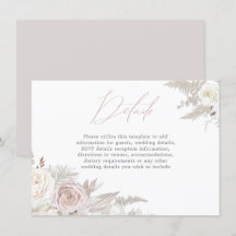 Detalhes do Casamento Elegante Dusty Rosa e Ivory