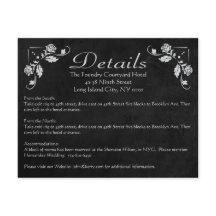 Detalhes do Casamento em Quadro Negro Floral com D