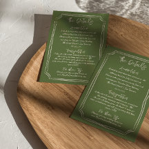 Detalhes do Casamento Escrito Desenhado à Mão